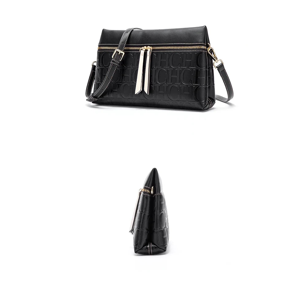 Beaira High Fashion Ladies Shoulder Bag Daily Commuter Versatile Small Square Women's Crossbody Bag Pure Colour Letter Print Design