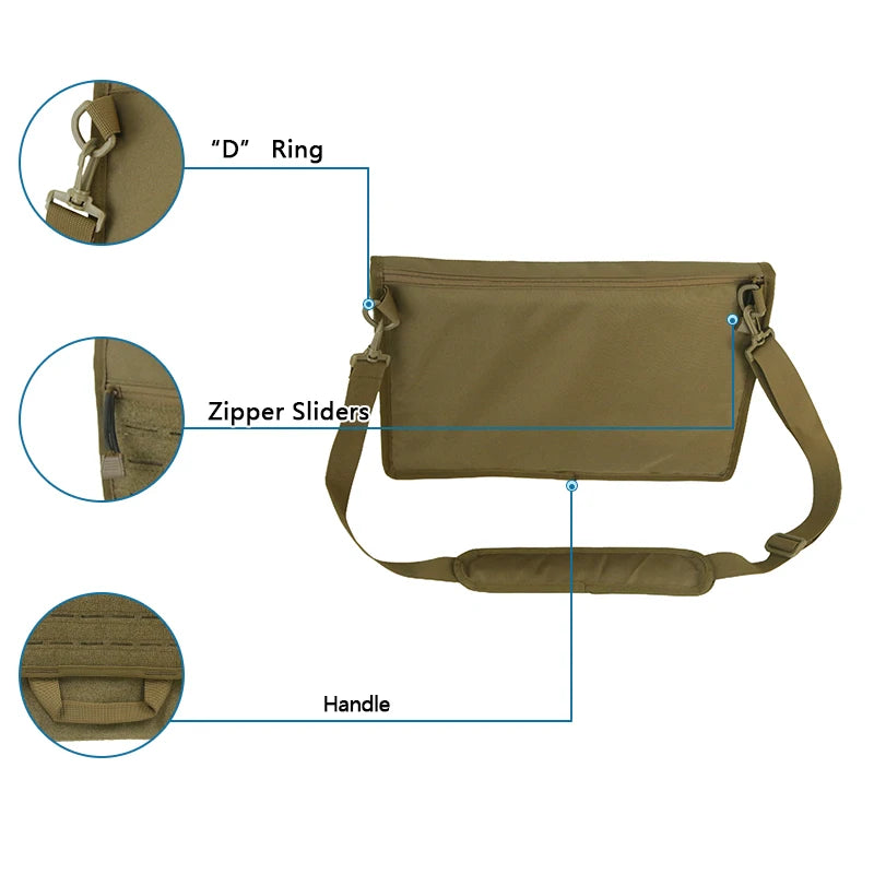 Beaira Molle Military Laptop Bag Tactical Messenger Bags Computer Backpack Fanny Belt Shouder Camping Outdoor Sports Army Bags