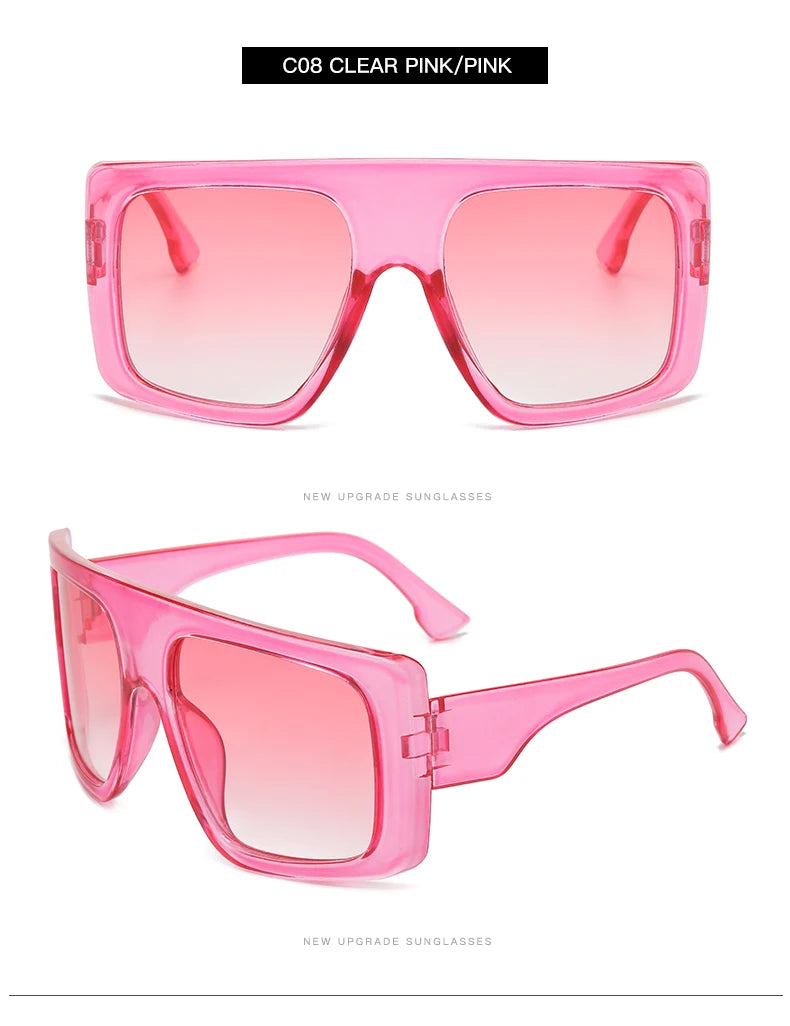 Beaira Motorcycle Oversized Punk Square Sunglasses Women Y2K Unique Men Trendy Sports Sun Glasses Luxury Brand Goggles Unisex UV400