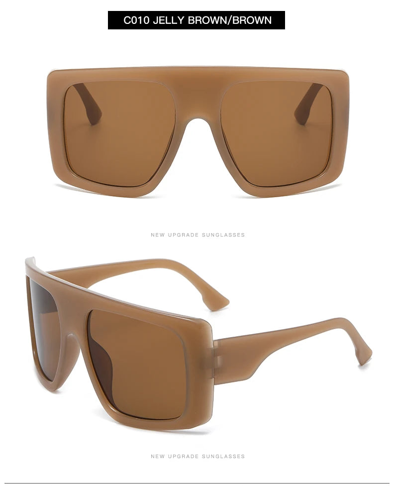 Beaira Motorcycle Oversized Punk Square Sunglasses Women Y2K Unique Men Trendy Sports Sun Glasses Luxury Brand Goggles Unisex UV400
