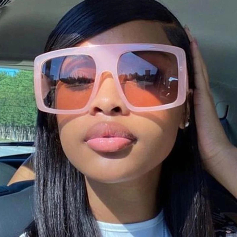 Beaira Motorcycle Oversized Punk Square Sunglasses Women Y2K Unique Men Trendy Sports Sun Glasses Luxury Brand Goggles Unisex UV400