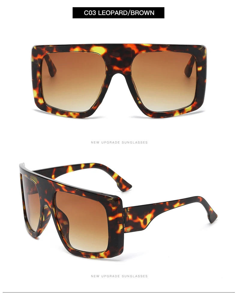 Beaira Motorcycle Oversized Punk Square Sunglasses Women Y2K Unique Men Trendy Sports Sun Glasses Luxury Brand Goggles Unisex UV400