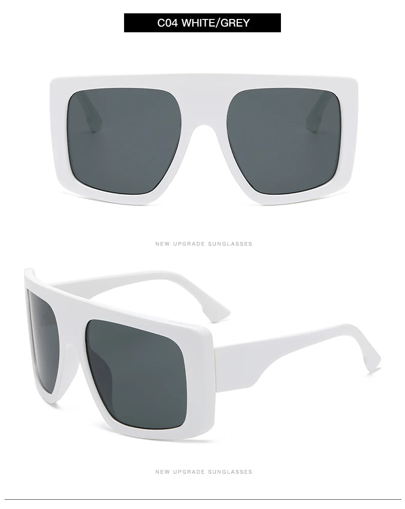Beaira Motorcycle Oversized Punk Square Sunglasses Women Y2K Unique Men Trendy Sports Sun Glasses Luxury Brand Goggles Unisex UV400