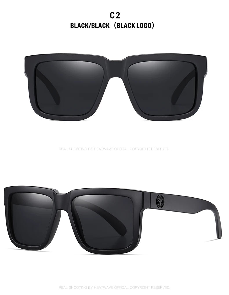 Beaira NEW High quality luxury Heat Wave brand Polarized sunglasses square Conjoined lens Women men sun glasses UV400