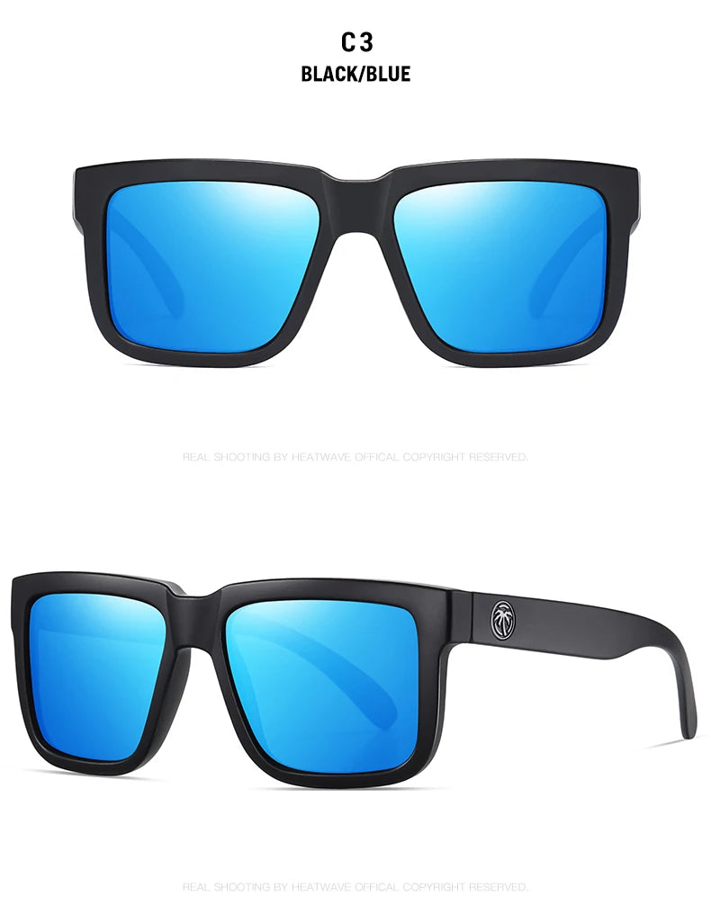 Beaira NEW High quality luxury Heat Wave brand Polarized sunglasses square Conjoined lens Women men sun glasses UV400