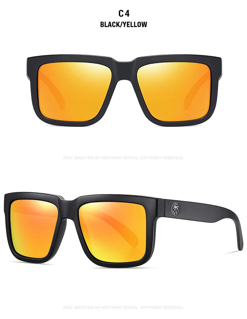 Beaira NEW High quality luxury Heat Wave brand Polarized sunglasses square Conjoined lens Women men sun glasses UV400