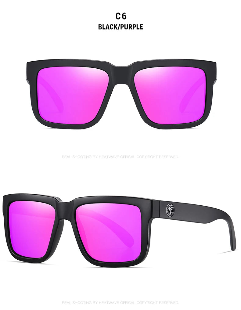 Beaira NEW High quality luxury Heat Wave brand Polarized sunglasses square Conjoined lens Women men sun glasses UV400