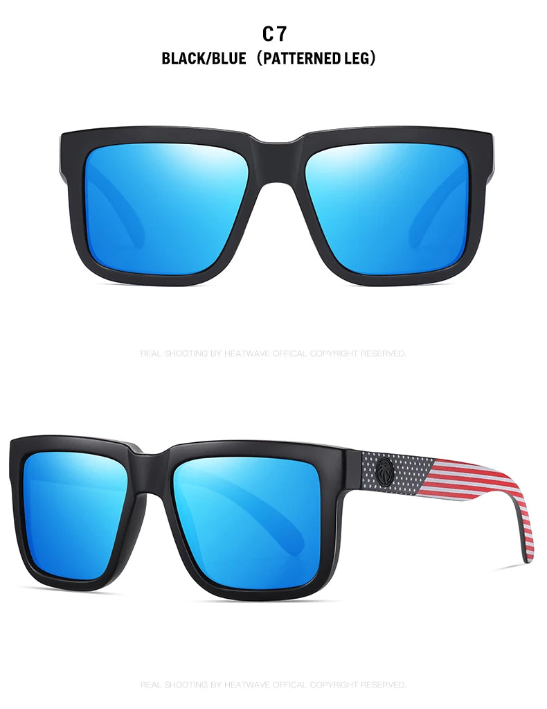 Beaira NEW High quality luxury Heat Wave brand Polarized sunglasses square Conjoined lens Women men sun glasses UV400