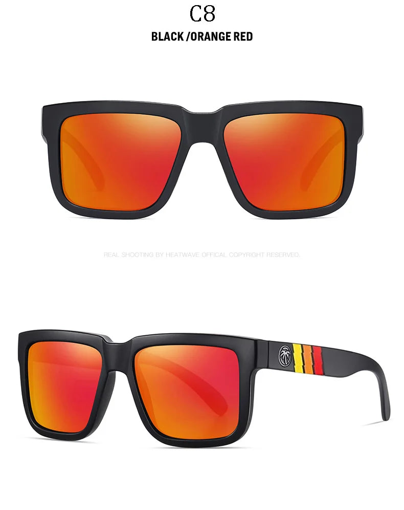 Beaira NEW High quality luxury Heat Wave brand Polarized sunglasses square Conjoined lens Women men sun glasses UV400