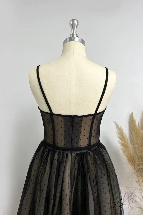New Arrival Homecoming Dresses A Line Tulle With Spaghetti Strap