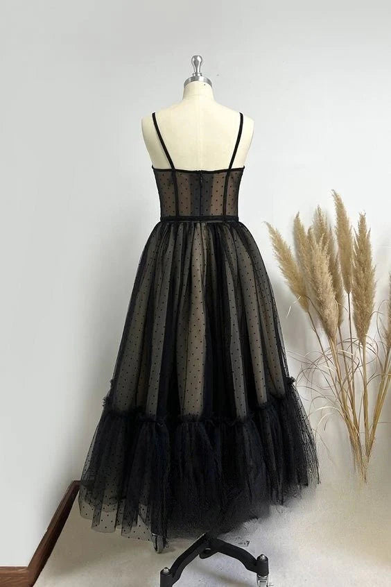 New Arrival Homecoming Dresses A Line Tulle With Spaghetti Strap