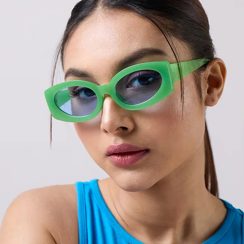 Beaira New Retro Women Cat Eye Sunglasses For Women Men Fashion Candy Color Frame PC Lenses Sun Glasses Shades UV400 Eyewear
