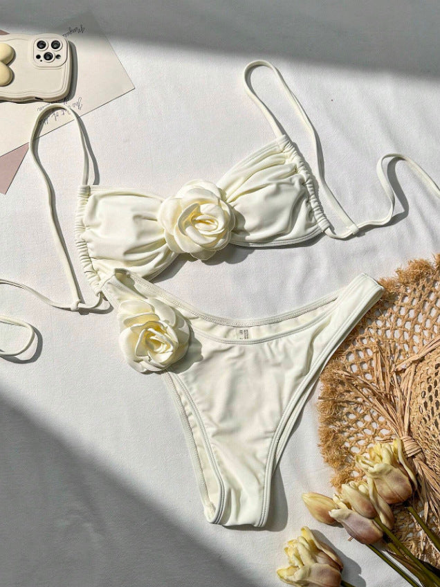 Beaira New Fashionable 3D Flower Bikini Set Cross border Sexy Beach Vacation Bikini Swimming