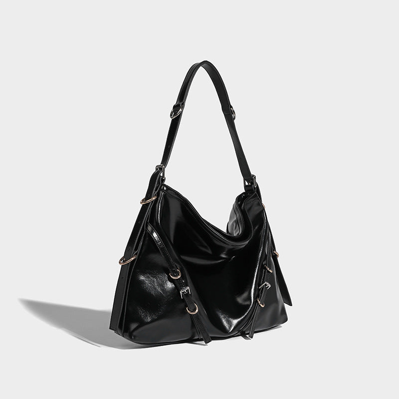 Beaira Pink internet celebrity new women's bag with fashionable temperament large capacity single shoulder armpit bag simple and versatile crossbody bag