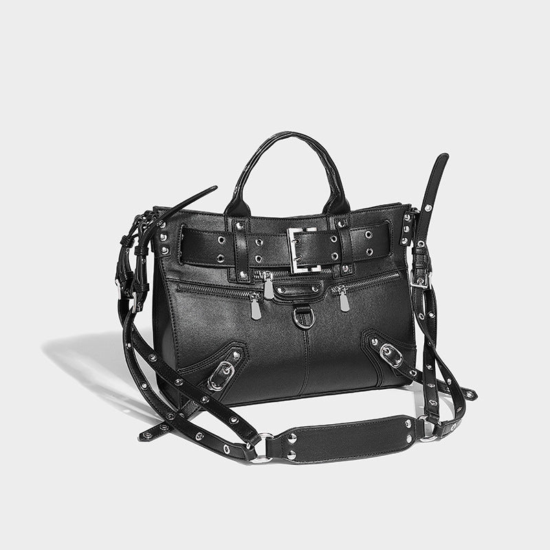 Beaira Heavy Industry LiuTalk Motorcycle Bag Women's Winter New Style Trendy High end Niche Design Large Capacity Tote Crossbody Bag Trendy