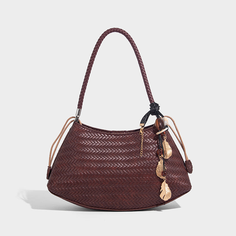 Beaira Original Lazy Style Woven Bag New Underarm Bag for Women Summer New Commuter Versatile Single Shoulder Handbag