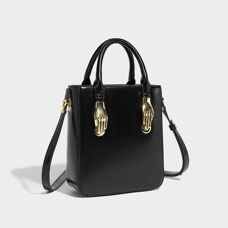 Beaira Black box bag for autumn and winter new high-end style niche designer high-quality handheld crossbody small square bag women's trend