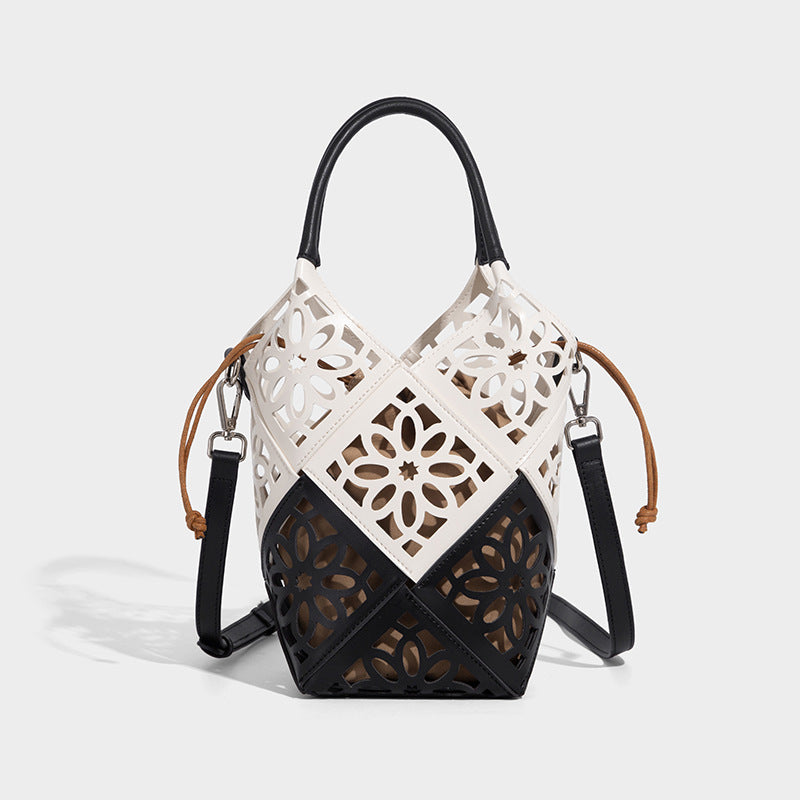 Beaira Cross border luxury handbag handmade hollowed out shoulder bag new niche drawstring versatile fashion crossbody bag