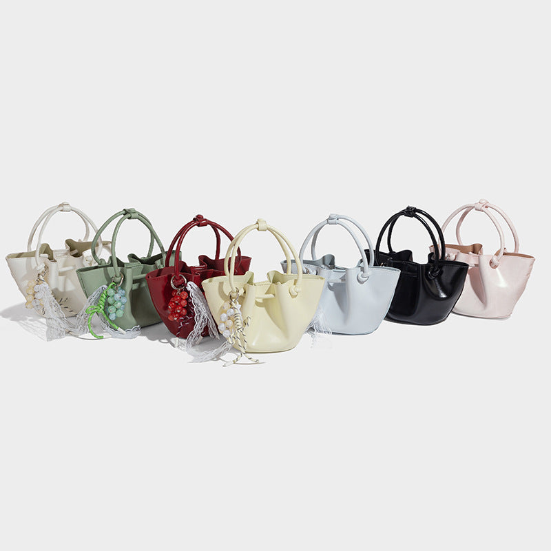 Beaira Outsourced niche hand-held bucket bag women's new simple and versatile shoulder bag casual commuting crossbody bag
