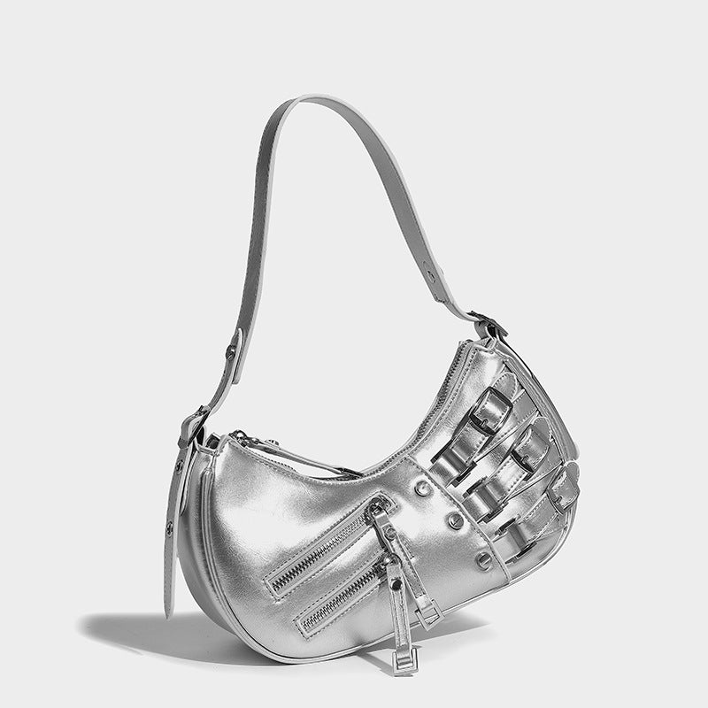 Beaira Small Cross border Retro Cowboy Spicy Girl Colorful New Bag Women's Fashion Versatile Underarm Single Shoulder Handbag
