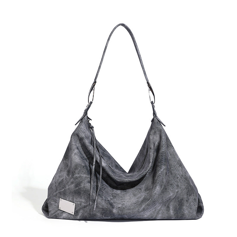 Beaira Niche retro gradient tie dye design single shoulder underarm bag large capacity tote bag casual high aesthetic handbag