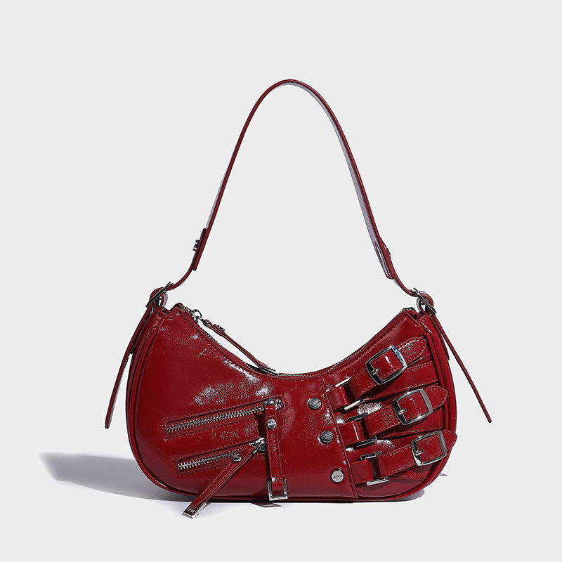 Beaira Small Cross border Retro Cowboy Spicy Girl Colorful New Bag Women's Fashion Versatile Underarm Single Shoulder Handbag