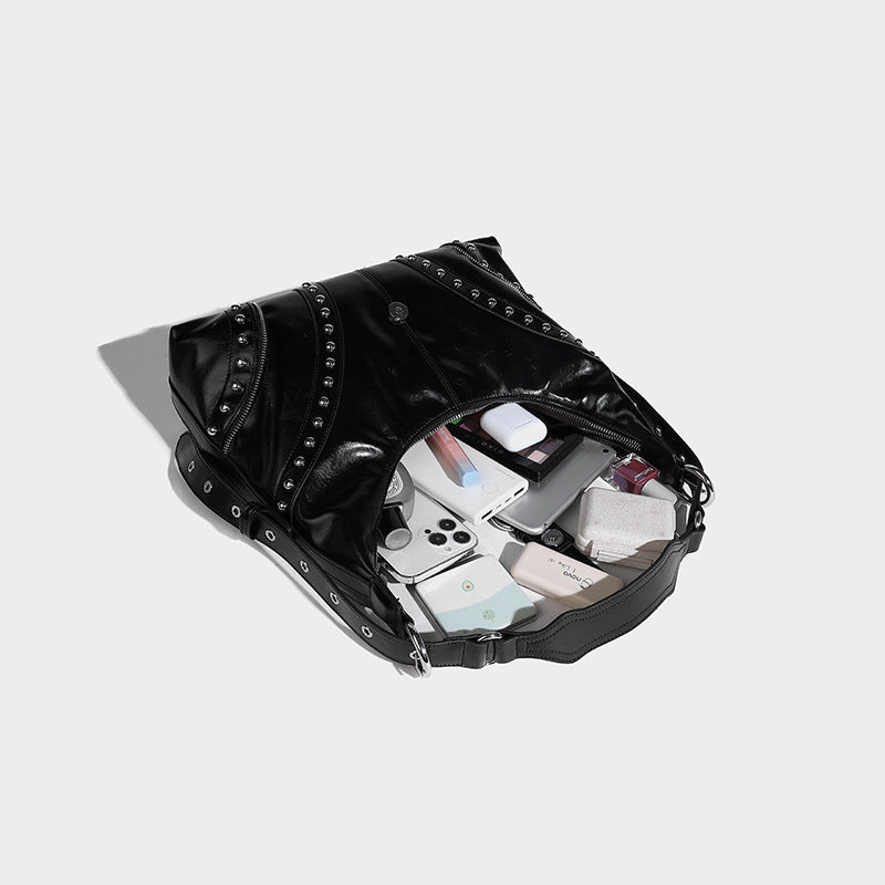 Beaira Fashionable retro design spicy girl armpit bag women's summer new item large capacity Liuding tote crossbody bag