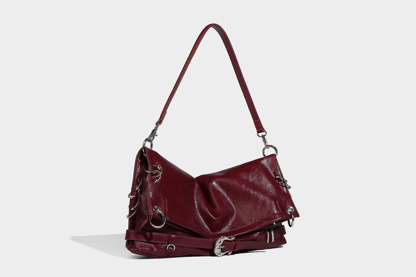 Beaira Millennium Hot Girl Fashion Versatile Trendy Underarm Bag Large Capacity Multi Circular Folding Design Single Shoulder Tote Bag