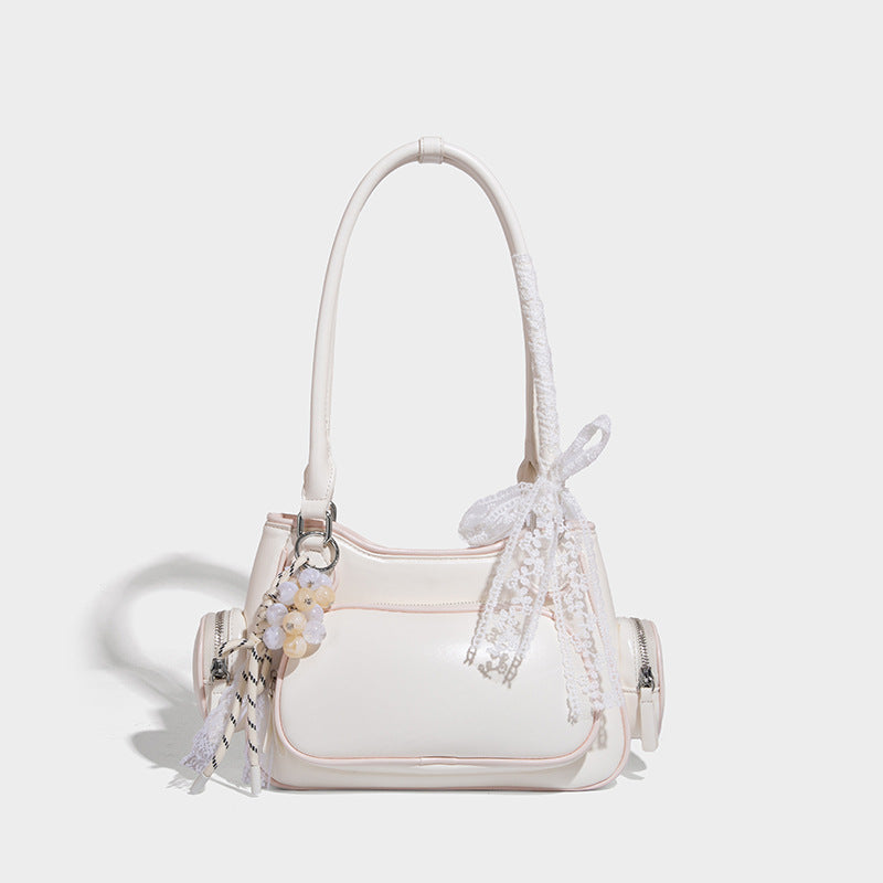 Beaira Large capacity crossbody bag women's new high-end style contrasting color single shoulder bowling bag fashionable and stylish handbag