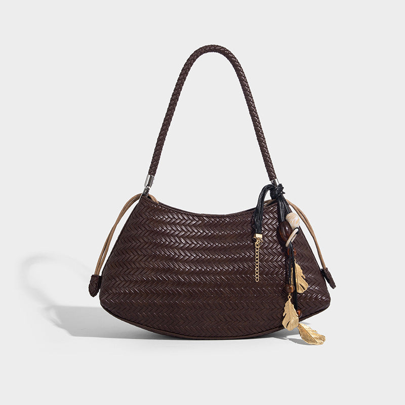 Beaira Original Lazy Style Woven Bag New Underarm Bag for Women Summer New Commuter Versatile Single Shoulder Handbag