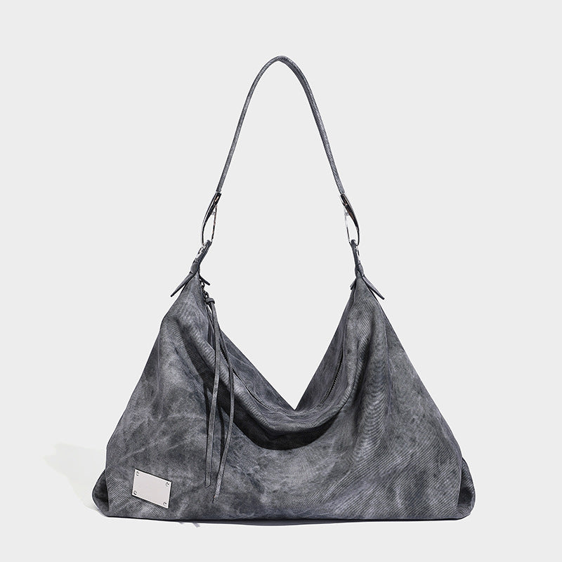 Beaira Niche retro gradient tie dye design single shoulder underarm bag large capacity tote bag casual high aesthetic handbag