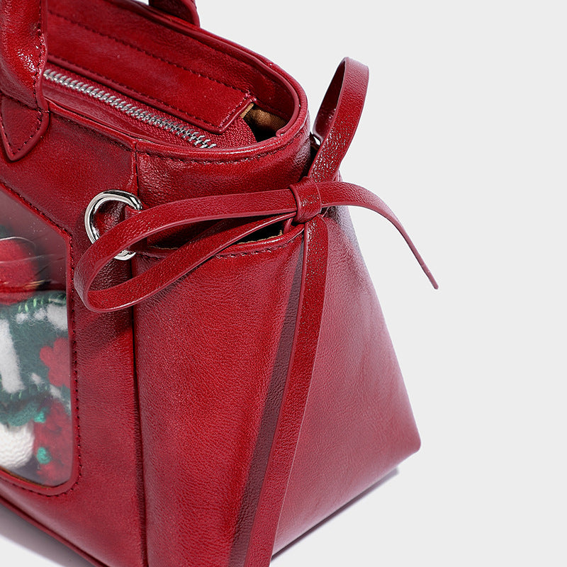 Beaira Butterfly knot niche design casual pain bag cute and versatile baguette bag single shoulder armpit bag large capacity handbag