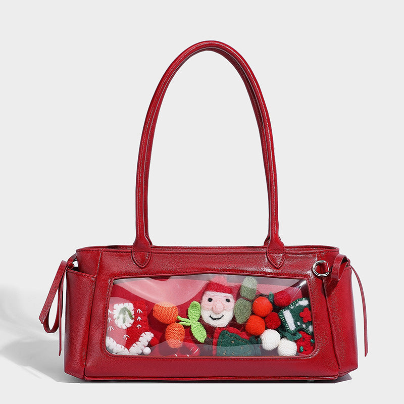 Beaira Butterfly knot niche design casual pain bag cute and versatile baguette bag single shoulder armpit bag large capacity handbag