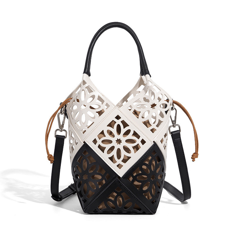 Beaira Cross border luxury handbag handmade hollowed out shoulder bag new niche drawstring versatile fashion crossbody bag