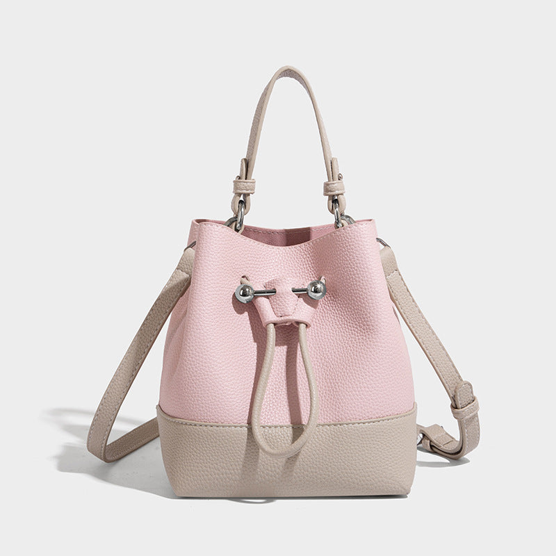 Beaira Uniquely designed retro drawstring bucket bag for women in summer new high-end handbag with bill of lading shoulder and crossbody for women