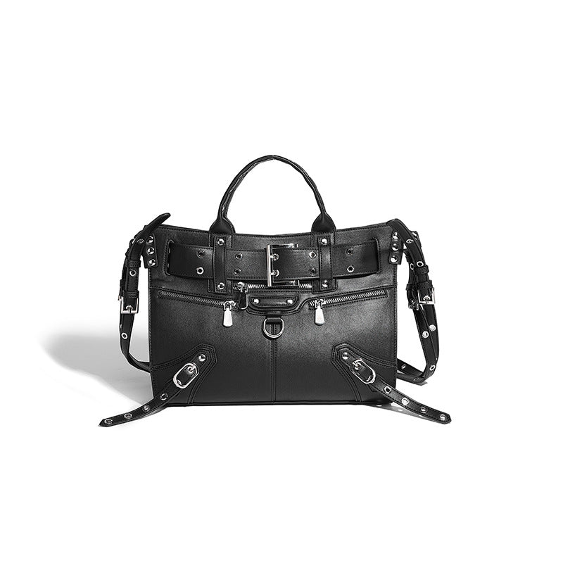 Beaira Heavy Industry LiuTalk Motorcycle Bag Women's Winter New Style Trendy High end Niche Design Large Capacity Tote Crossbody Bag Trendy