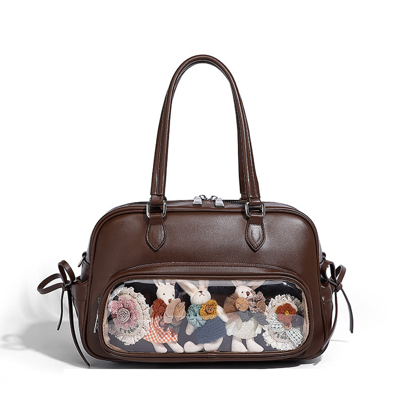 Beaira Winter new niche handbag Japanese cute large capacity single shoulder underarm bag commuting versatile backpack