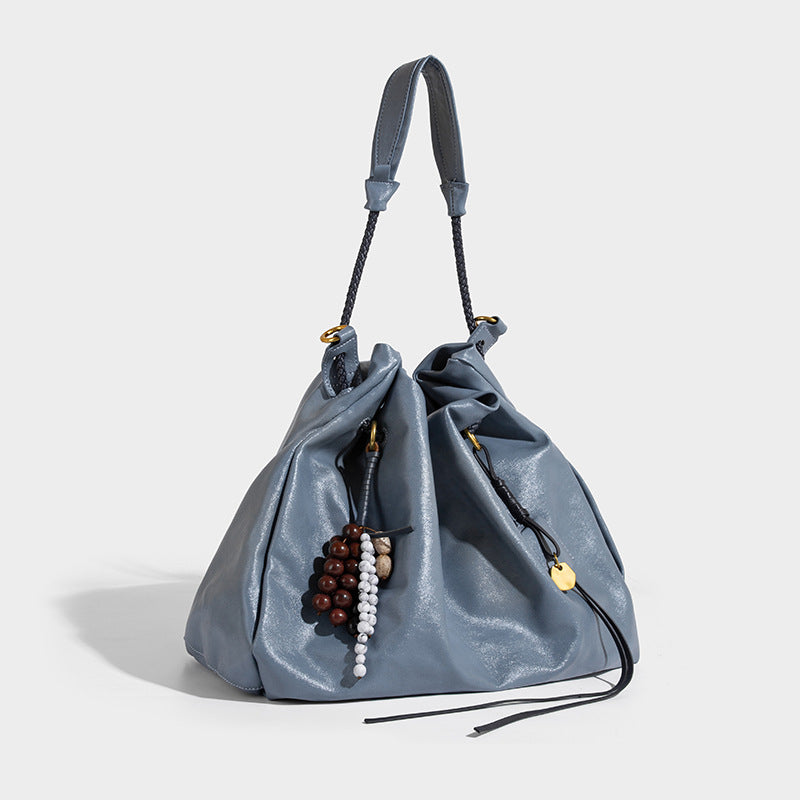 Beaira Celebrity style Nana tote bag women's large capacity garbage bag commuting and wandering bag relaxed one shoulder crossbody bag