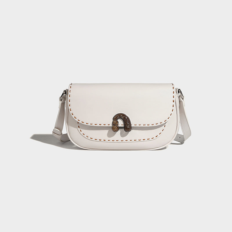 Beaira Ladies' new niche design armpit chestnut bag fashionable and versatile casual commuting crossbody saddle bag