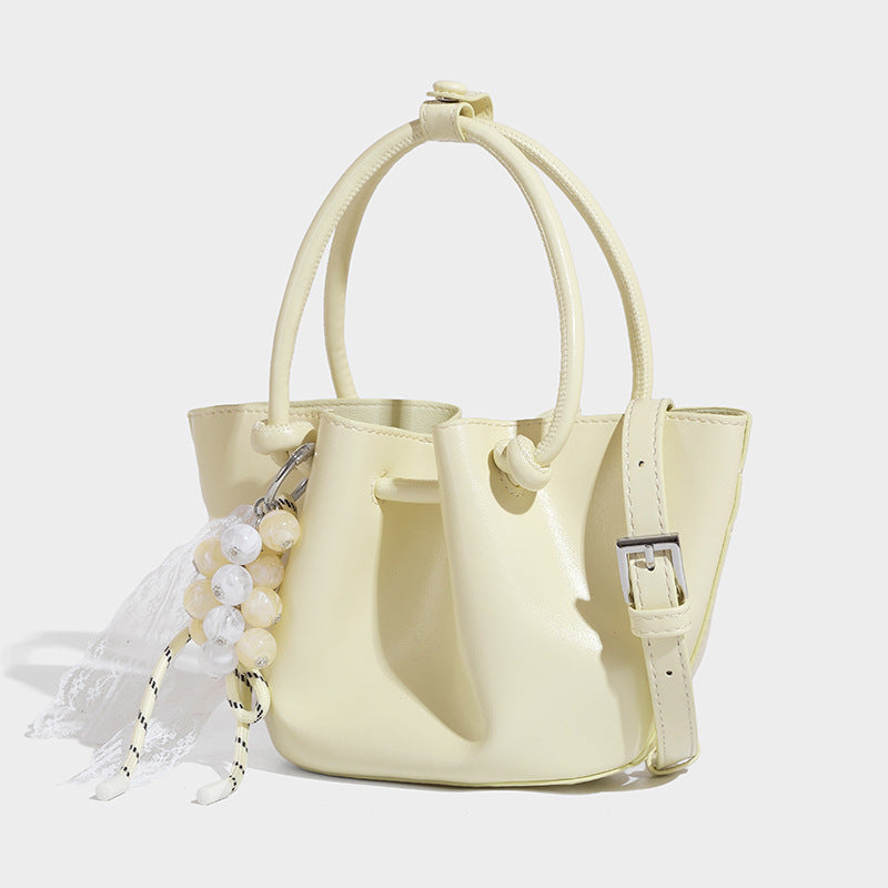 Beaira Outsourced niche hand-held bucket bag women's new simple and versatile shoulder bag casual commuting crossbody bag