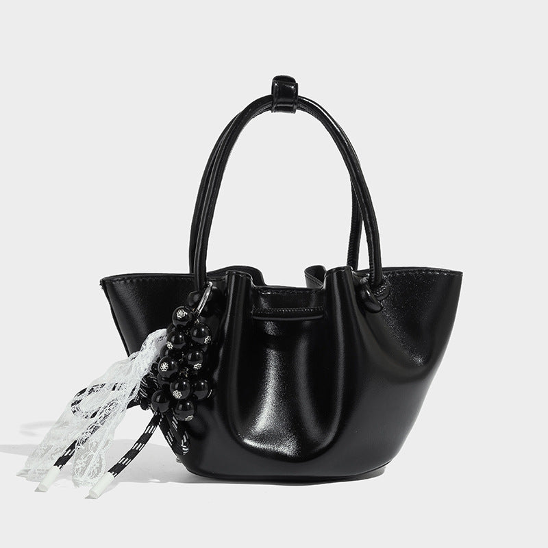 Beaira Outsourced niche hand-held bucket bag women's new simple and versatile shoulder bag casual commuting crossbody bag