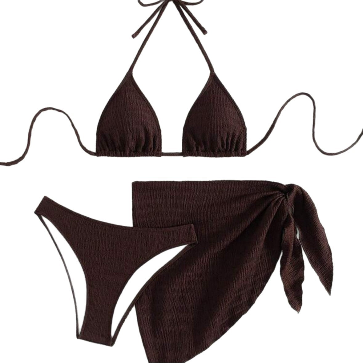 Beaira European and American new sexy three piece split swimsuit bikini cross-border lace up bikini for women