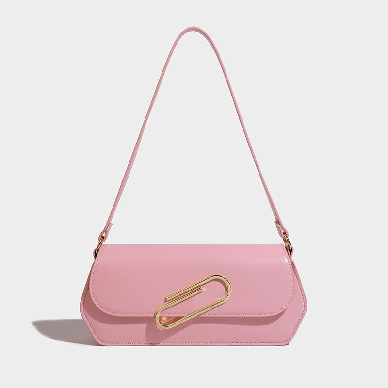 Beaira Paper clip armpit bag women's new versatile retro niche design French stick high-end commuting shoulder bag