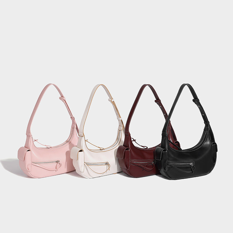 Beaira Spring and summer new niche design fashionable armpit bag trendy shoulder bag high-quality hand-held crescent shaped women's bag