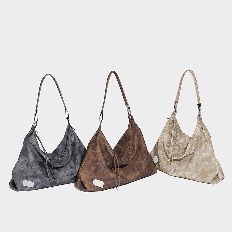 Beaira Niche retro gradient tie dye design single shoulder underarm bag large capacity tote bag casual high aesthetic handbag
