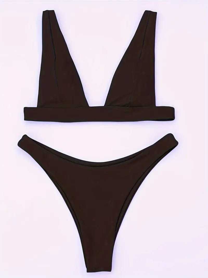 Beaira New bikini sexy backless swimsuit two-piece set high waisted camisole split swimsuit for women cross-border