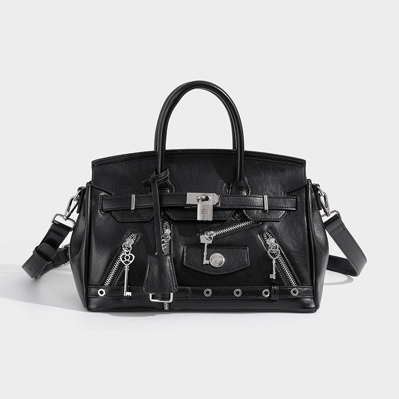 Beaira Cross border niche handbag women's bag new design sense large capacity platinum Kelly bag single shoulder crossbody bag