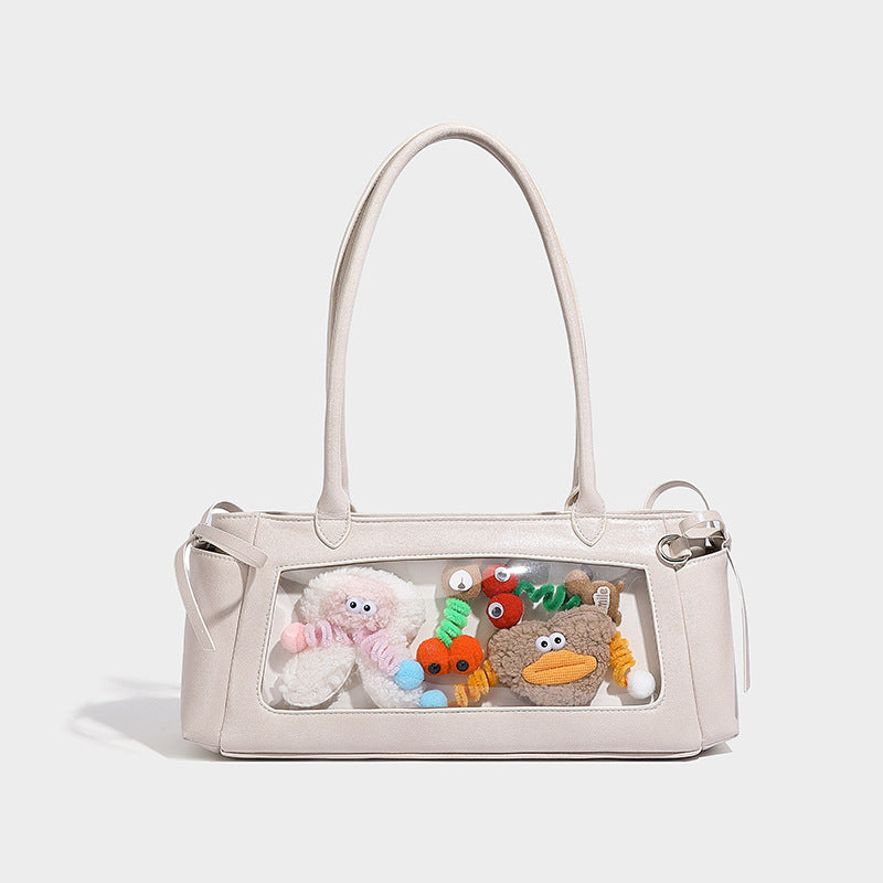 Beaira Butterfly knot niche design casual pain bag cute and versatile baguette bag single shoulder armpit bag large capacity handbag