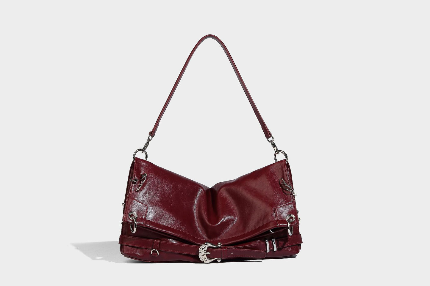 Beaira Millennium Hot Girl Fashion Versatile Trendy Underarm Bag Large Capacity Multi Circular Folding Design Single Shoulder Tote Bag