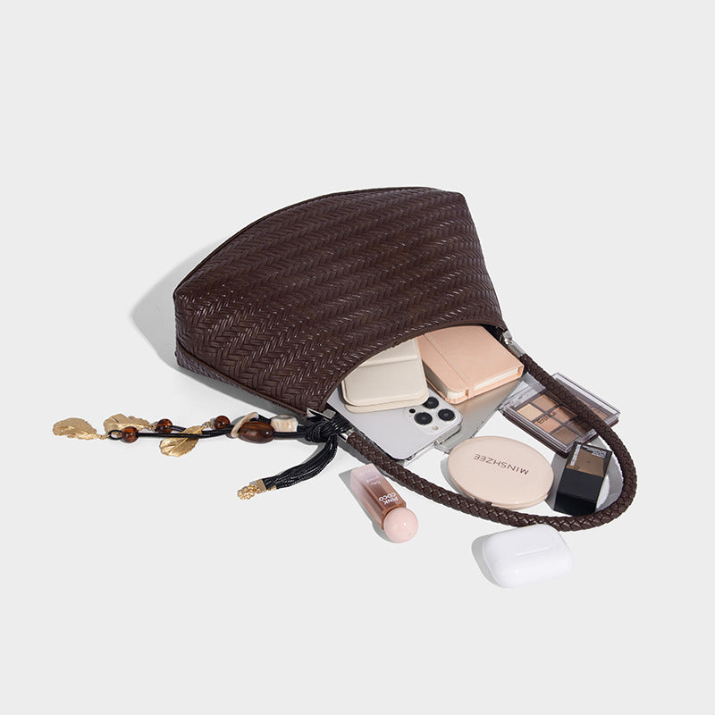Beaira Original Lazy Style Woven Bag New Underarm Bag for Women Summer New Commuter Versatile Single Shoulder Handbag